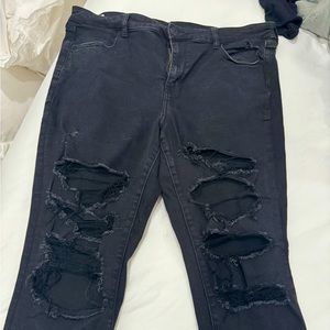 American Eagle black jeggings